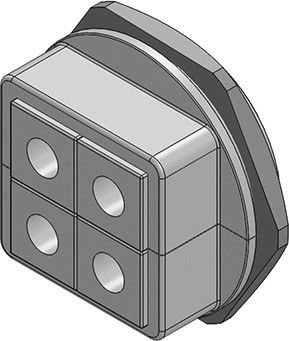 Kabelverschraubung KVT 63/4