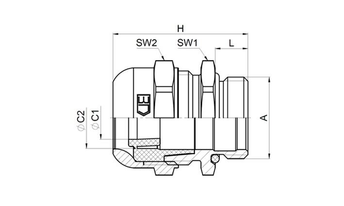 Kabelverschraubung K252-1050-00