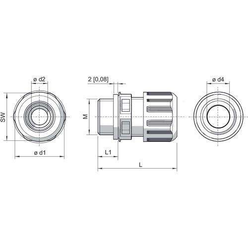 Kabelverschraubung 8161/8-M25999#265086