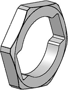 Mutter KGM32-SUB-D9 Mutter KGM32-SUB-D9