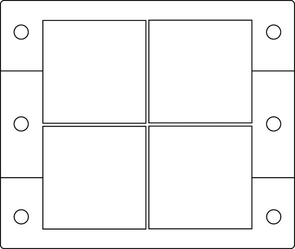 Kabeleinführungsleiste KEL 16/ 4 - MT