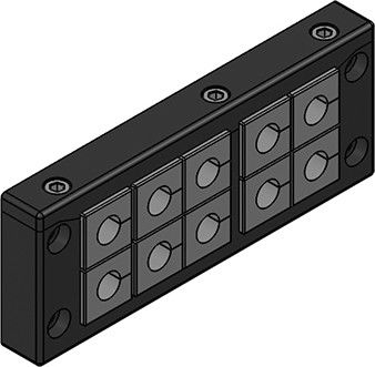 Kabeleinführungsleiste KEL-ER 24/10 sw