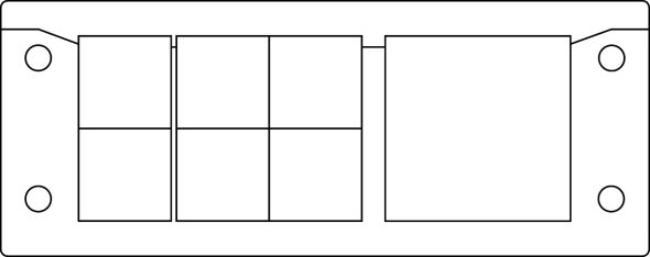Kabeleinführungsleiste KEL-Quick 24/7