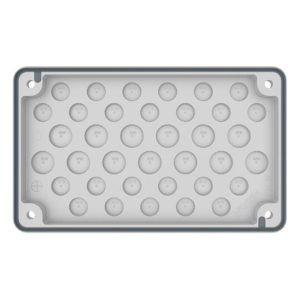 Flanschplatte IP66 F3A-2K-M20/16