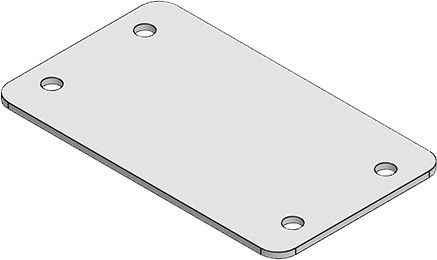 Blindplatte BPM 10-V2A Blindplatte BPM 10-V2A