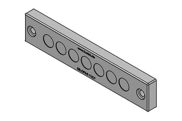 Kabeldurchführungsplatte KEL-DPZ-E 112/7