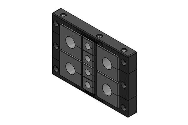 Kabeleinführungsleiste KEL 24/8-MT sw