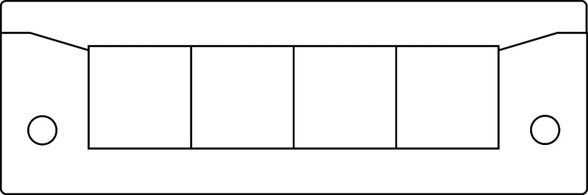 Kabeleinführungsleiste KEL-ER-E 4