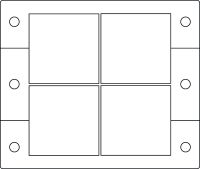 Kabeleinführungsleiste KEL 16/ 4 - MT