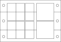 Kabeleinführungsleiste KEL 24/14-MT schwarz