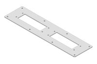 Kabelflanschplatte FPBG355x92-2-RAL7035