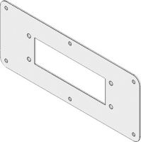 Kabelflanschplatte FPKL221x90/24RAL7035