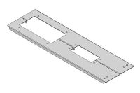 KDR-Blech zweiteilig KDR-2