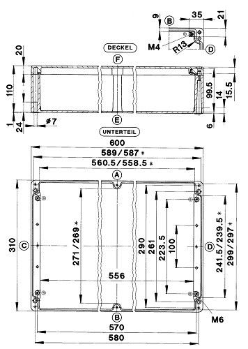 Aluminium Gehäuse GEH.CA-470 UNL. Aluminium Gehäuse GEH.CA-470 UNL.