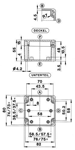 Polycarbonatgehäuse GEH.CT-541 C_UL_US Polycarbonatgehäuse GEH.CT-541 C_UL_US