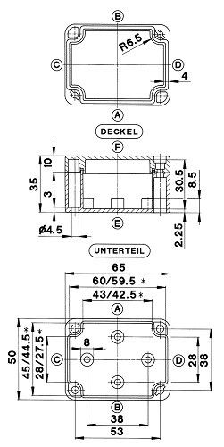 ABS-Gehäuse GEH.CT-522 Z