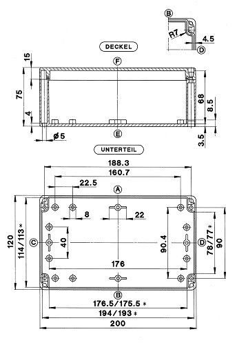 ABS-Gehäuse GEH.CT-762 T ABS-Gehäuse GEH.CT-762 T