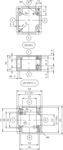 Aluminium Gehäuse GEH.CA-060 C_UL_US Aluminium Gehäuse GEH.CA-060 C_UL_US