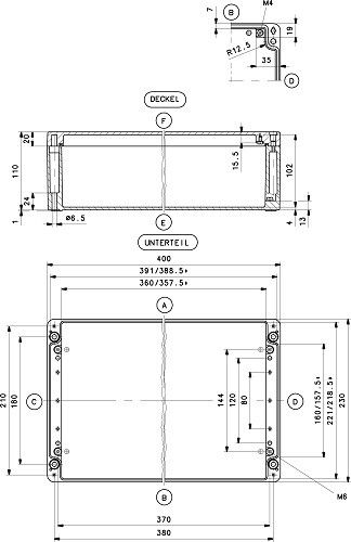 Aluminium Gehäuse GEH.CA-400 UNL. Aluminium Gehäuse GEH.CA-400 UNL.