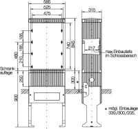 Kabelverteilerschrank SL080VT