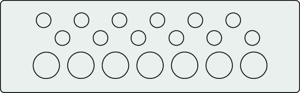 Kabeldurchführungsplatte KEL-DP 24/19 A