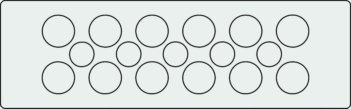 Kabeldurchführungsplatte KEL-DP 24/17 A grau