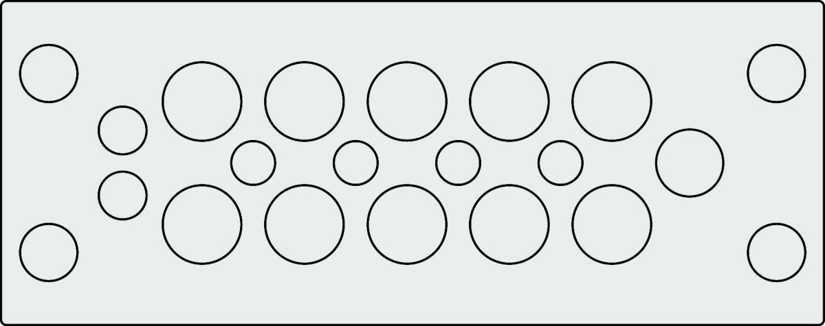 Kabeldurchführungsplatte KEL-DPU 24/17 gy