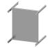 SIVACON S4 Montageplatte 8PQ3000-2BA18