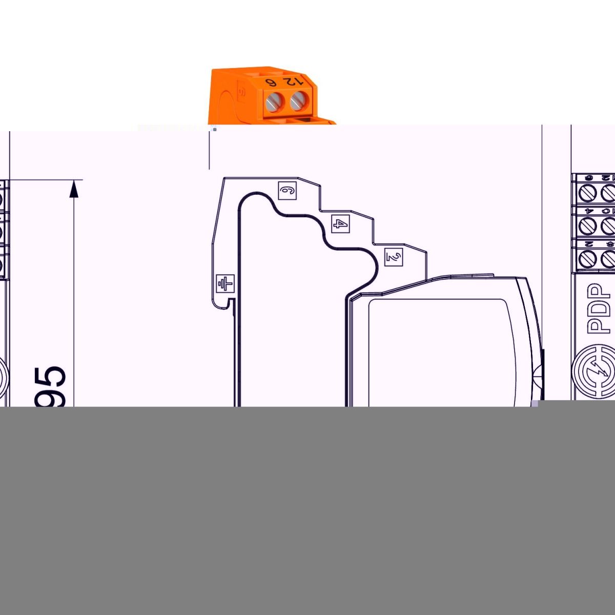 Datenleitungsschutz PDP-2x2-12-D