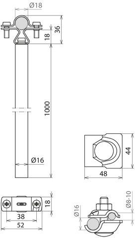 Distanzhalter DH PAE 18 #105466