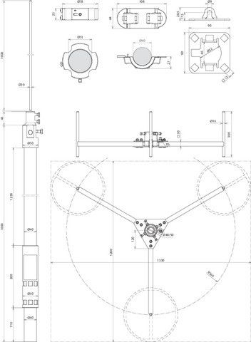 Fangmast FM D40 L2200 #819682