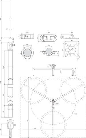 Fangmast FM D40 L2200 #819685