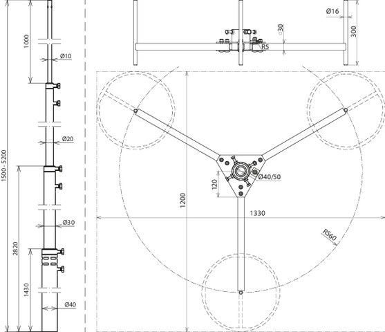 Fangstange FS T D40 4.2 #105711