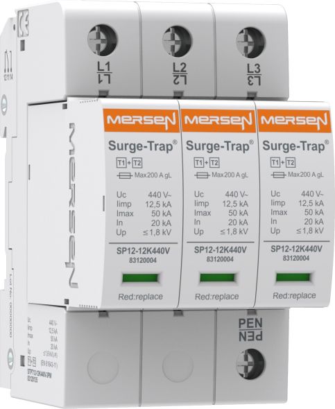 Überspg.-Ableiter Typ 1+2 STPT12-12K440V-3P Überspg.-Ableiter Typ 1+2 STPT12-12K440V-3P