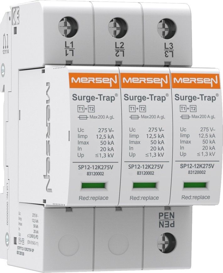 Überspg.-Ableiter Typ 1+2 STPT12-12K275V-3P Überspg.-Ableiter Typ 1+2 STPT12-12K275V-3P