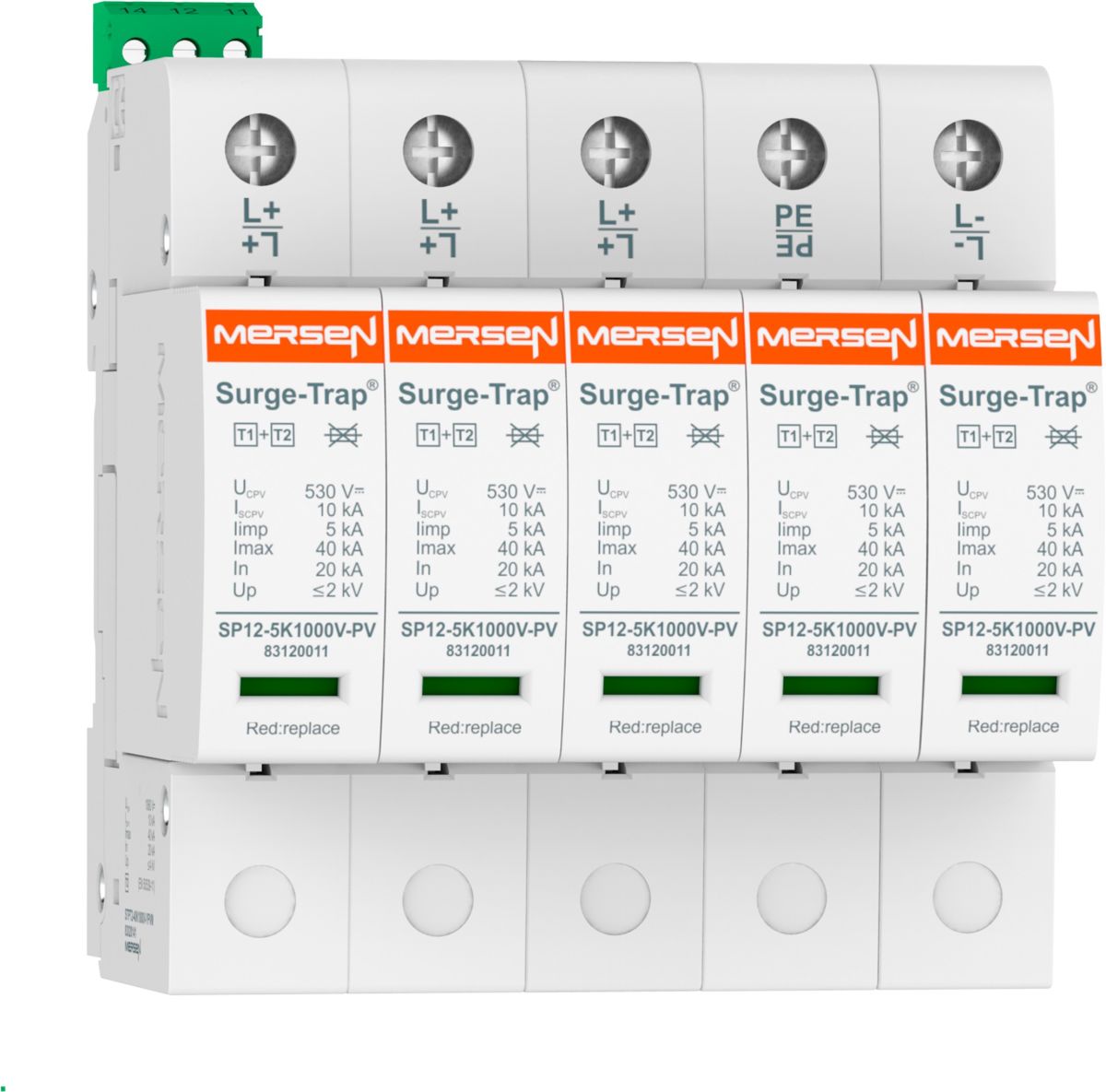 Überspg.-Ableiter Typ 1+2 STPT12-5K1000V-5YPVM