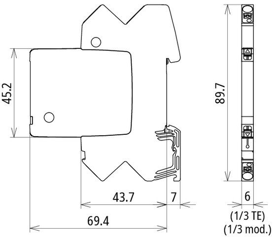 Modularer Kombi-Ableiter BCO ML2 BD HC5A 24