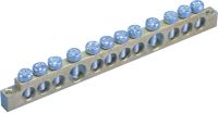 Erdungs-/N-Leiterschiene EB12BLK200