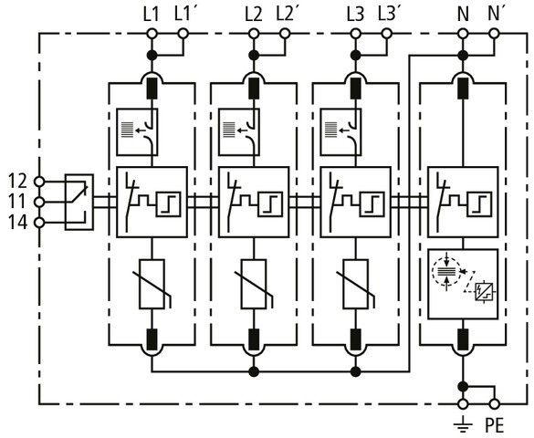 Überspannungsableiter DG MP TT ACI 385 FM