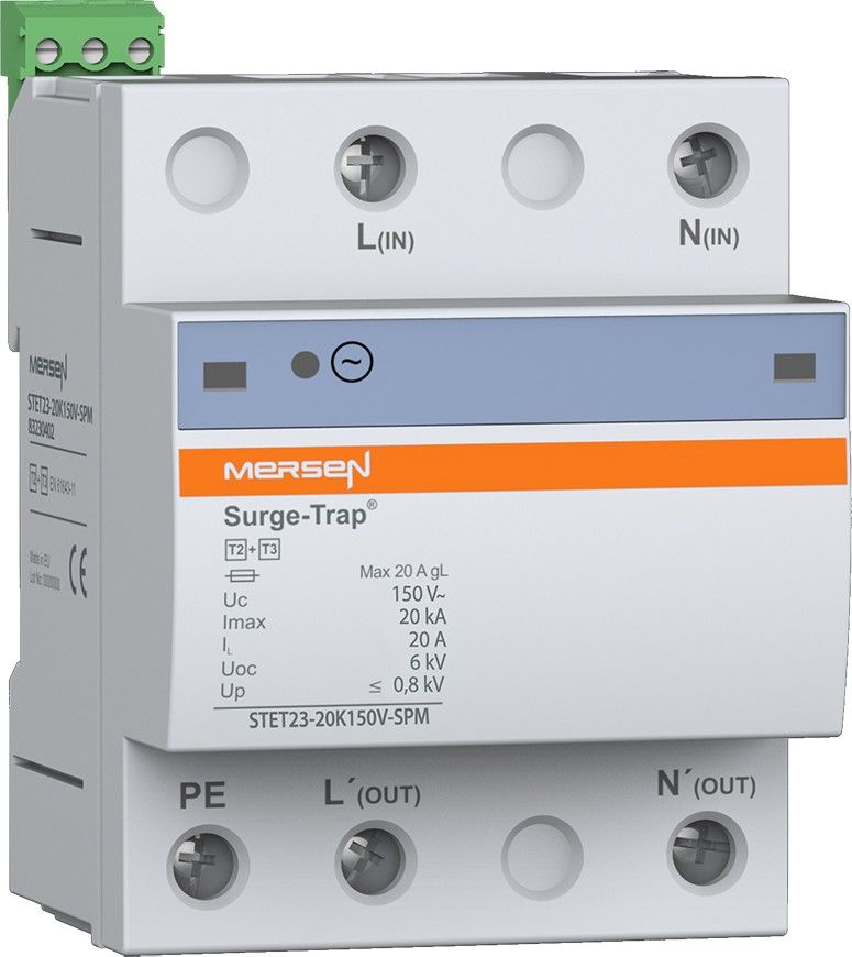 Überspg.-Ableiter Typ 2+3 STET23-20K150V-SPM Überspg.-Ableiter Typ 2+3 STET23-20K150V-SPM