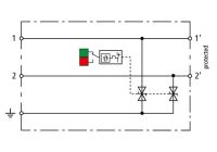 Kompakter ÜS-Ableiter BCO CL2 E 48