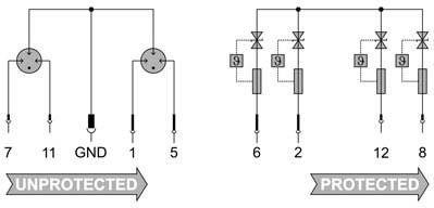 Überspannungsschutz VSPC 3/4WIRE 5VDC