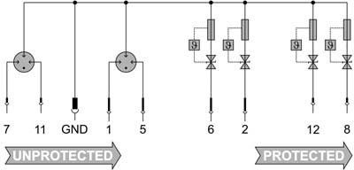 Überspannungsschutz VSPC 4SL 24VDC