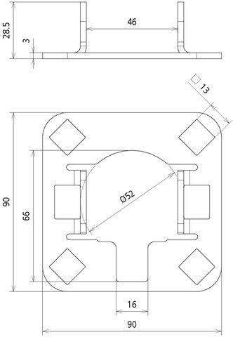Anschlussplatte AP SR D40 #819298