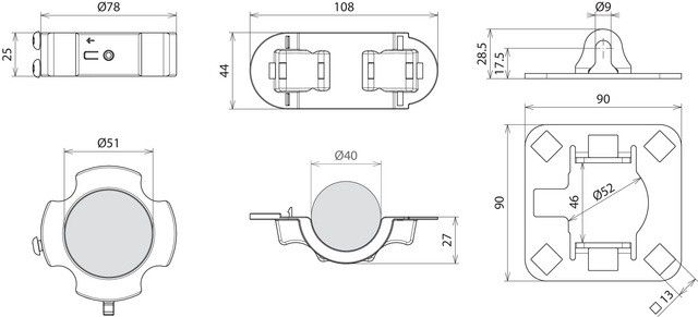 Befestigungsset BFS SR D40 #819642