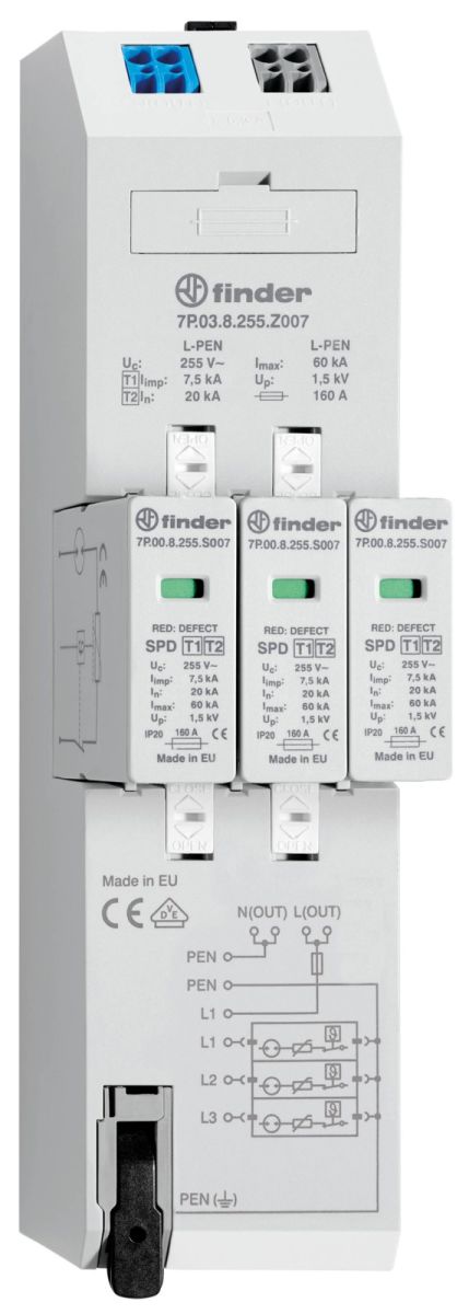 Kombiableiter 7P.03.8.255.Z007