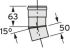 Bogen 15 Grad 303257 (VE2)