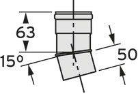Bogen 15 Grad 303257 (VE2)