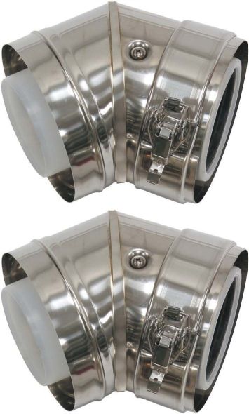 Bogen 45 Grad 80/125mm 0020042757 (VE2) Bogen 45 Grad 80/125mm 0020042757 (VE2)