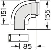 Bogen 90 Grad 303808 Bogen 90 Grad 303808